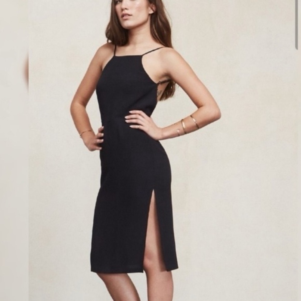 Reformation Black Dress